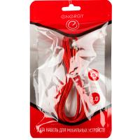 Кабель Energy ET-26 USB/MicroUSB красный 104105 /100шт/