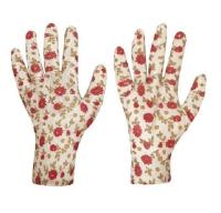 Перчатки садовые с покрытием розовые 8 размер SG 1919 /12шт/