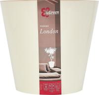 Кашпо Лондон 190мм 3,3л сливочный с вставкой ING6251 /9шт/ПР 