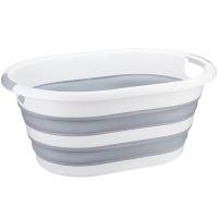 Таз ФЛЕКС 17,5л овал складной смоки М2520 /5шт/М-пласт 