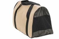 Сумка переноска ЧИП Туннель №1 нейлон с сетчатым окном 36*21*24см бежевый/9006/Дарэлл