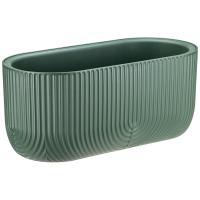 Балконный ящик Рамона 38,5*18см 6л нефритовый с вставкой М3273 /1шт/М-пласт