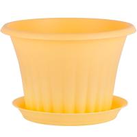 Кашпо КЭРОЛ 0,75л банановый М3154