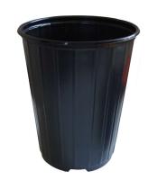 Горшок для рассады 3л черный (Роза) мягкий 16*20,5см Д16МР