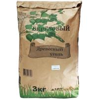 Уголь древесный березовый 3кг(+-10%)
