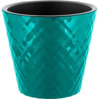 Кашпо Манхэттен D190 3,3л тропический лес с вставкой IG6702 /9шт/ПР