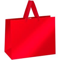 Пакет подарочный 32*26*12см "Red" мат. ламинац MESHU /MS_61616/Рельеф