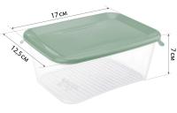 Емкость для продуктов 1л ПРАКТИК микс  