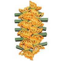 Прищепка Бабочки фетр 10шт QX2-8052B/A