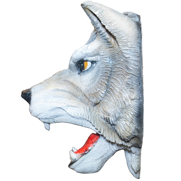 Голова волка декор 38х30х29см 15010