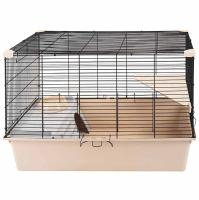 Клетка д/грыз CRAFT 80 Шиншилла-1 78*48*h45см разборная без наполнения беж-черн/4380/Дарэленд