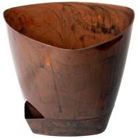 Кашпо Элеганс 3л золотая скала с прик. под. /10шт/Рад