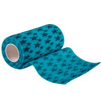 Бинт(бандаж) VETЗАБОТА самофиксирующийся голубой и звёзды 2,5см*4,5м/ 