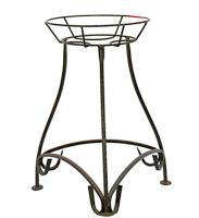 Подставка РЗДИ Напол средняя один горш антик серебро 201 