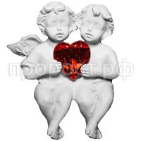 ангел для полки с рубином