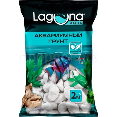 Грунт галька белая 10-20мм 2кг/73954020